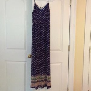 Fun print maxi dress